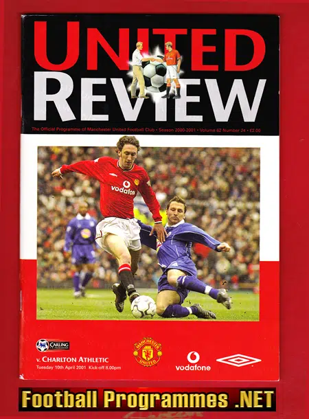 Manchester United v Charlton Athletic 2001 - Image 2