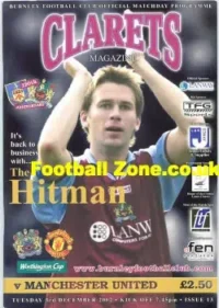Burnley v Manchester United 2002