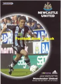 Newcastle United v Manchester United 2003