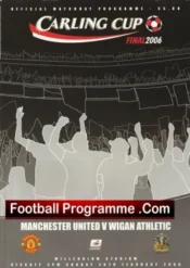Manchester United v Wigan Athletic 2006 – League Cup Final