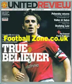 Manchester United v Sparta Prague 2004 + Guide - football programme
