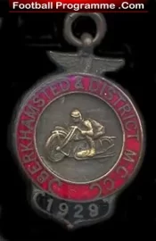 Berkhamsted & District MCCC Speedway Medal 1929 – Old 1920s