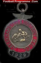 Berkhamsted & District MCCC Speedway Medal 1929 – Old 1920s