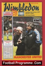 Wimbledon v Manchester United 1997 – FA Cup