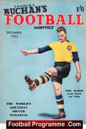 Charles Buchan Football Monthly Magazine 1953 – December