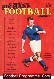 Charles Buchan Football Monthly Magazine 1953 – August