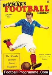 Charles Buchan Football Monthly Magazine 1953 – January