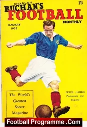 Charles Buchan Football Monthly Magazine 1953 – January