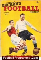Charles Buchan Football Monthly Magazine 1953 – March