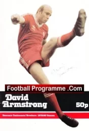 David Armstrong Testimonial Benefit Match Middlesbrough SIGNED