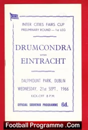 Drumcondra v Eintracht 1966 – Fairs Cup Dublin