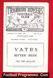 Tranmere Rovers v Hyde United 1963 – Cheshire County League