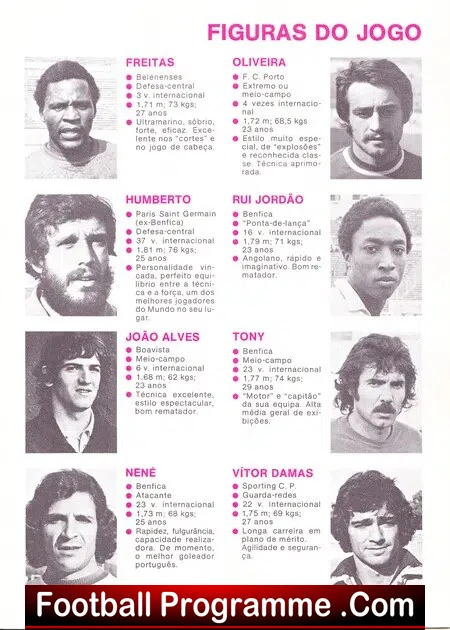 Portugal v England 1975 - Lisbon - Image 3