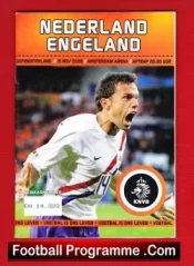 Netherlands v England 2006 – Holland Dutch