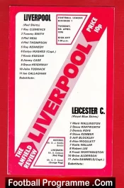 Liverpool v Leicester City 1976