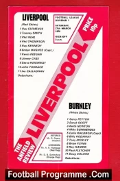 Liverpool v Burnley 1976