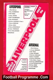 Liverpool v Arsenal 1975