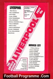 Liverpool v Norwich City 1975