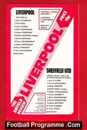 Liverpool v Sheffield United 1975