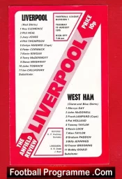 Liverpool v West Ham United 1975