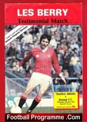 Les Berry Testimonial Benefit Match Charlton + George Best 1984