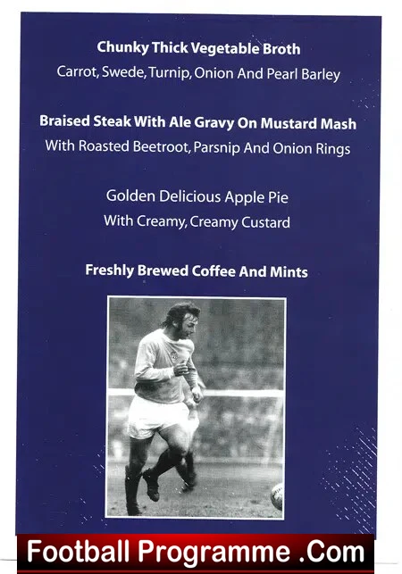 Manchester City Football Club Players Dinner Menu Autographed 2013 - Image 4