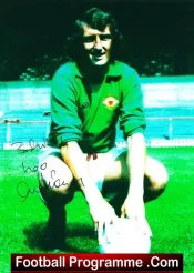 Manchester United Alex Stepney Autograph Goalkeeper Signed Photo