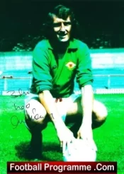 Manchester United Alex Stepney Autograph Goalkeeper Signed Photo
