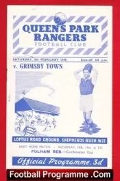 Queens Park Rangers v Grimsby Town 1949