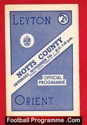 Leyton v Notts County 1948 – 1940s Football Programmes