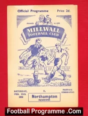 Millwall v Northampton Town 1956 – Reserves Match