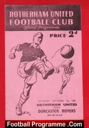 Rotherham United v Doncaster Rovers 1951