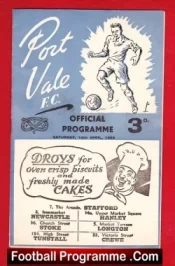 Port Vale v Stockport County 1954
