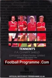 Liverpool v Manchester United 1990 Charity Shield Match Wembley