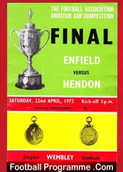 Hendon v Enfield 1972 – Amateur Cup Final Wembley