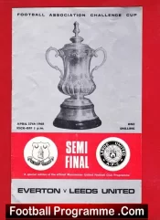 Leeds United v Everton 1968 – FA Cup Semi Final at Man Utd