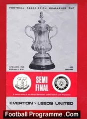 Leeds United v Everton 1968 – FA Cup Semi Final at Man Utd