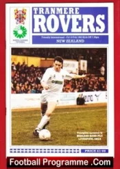 Tranmere Rovers v New Zealand 1992 – Friendly Match