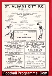 St Albans City v Corinthian Casuals 1957 – Clarence Park