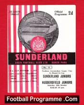 Sunderland v Huddersfield 1964 – Juniors Match