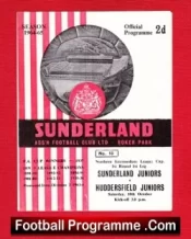 Sunderland v Huddersfield 1964 – Juniors Match