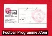 Manchester United v Derby County 1976 – Man Utd Football Ticket