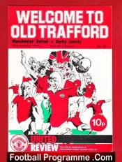 Manchester United v Derby County 1976
