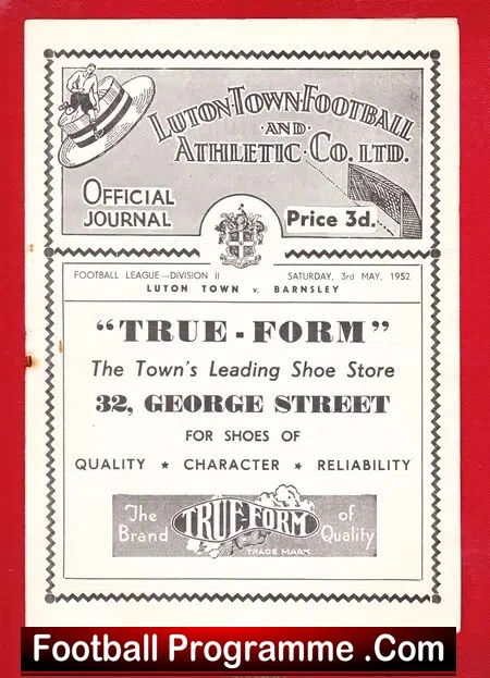 Luton Town v Barnsley 1952 - Image 2