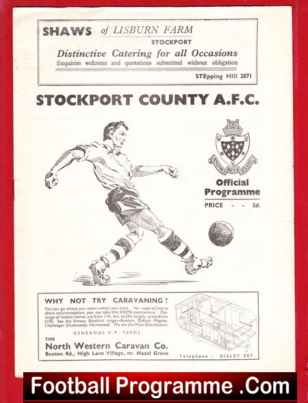 Stockport County v Gillingham 1952 - Image 2