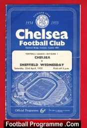 Chelsea v Sheffield Wednesday 1955 – Title Clincher 55