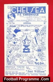 Chelsea v Arsenal 1947 – Old 1940s Football Programme