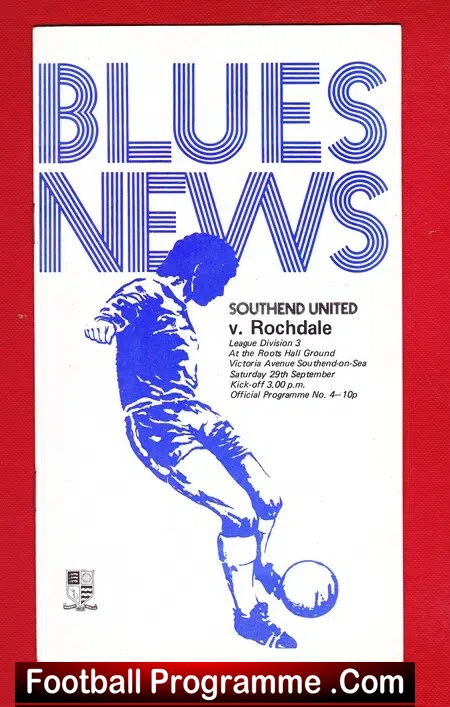 Southend United v Rochdale 1973 - Image 2