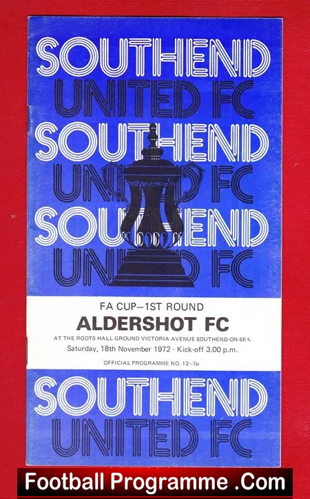 Southend United v Aldershot 1972 - FA Cup - Image 2