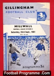 Gillingham v Millwall 1961